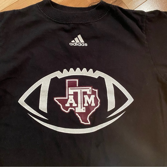 SALE!!! Adidas Texas A&M t-shirt—Youth 8-10 - Picture 2 of 5